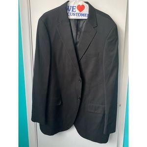 Dockers Men's 46R Black 2-Piece Suit